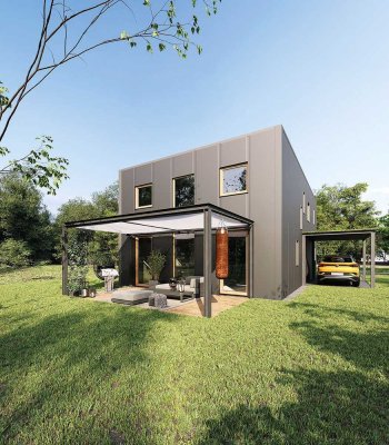 Musterhausbesichtigung Sa., 24.5., 10.00-14.00: Architektenhaus in Green-Steel-Bauweise in Weyhausen