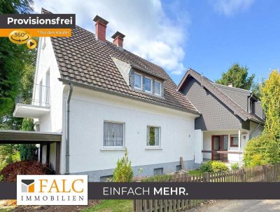 Solides Zuhause mit Potential - DHH in erstklassiger Lage von Rösrath direkt am Königsforst