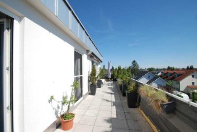 3 Zimmer, 42 m² Dachterrasse, Traumblick