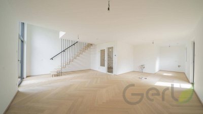 Ästhetischer Neubau - großzügige Maisonette mit Aussicht ins Grüne - Salzburg/Viehausen