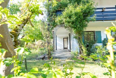 Gartenparadies - hochwertige 4-Zimmer-Wohnung mit Bergblick