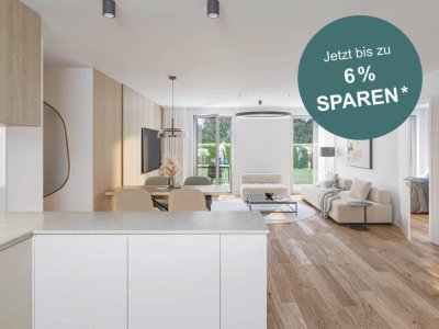 LAVITA - reserviert - Traumhafte Garten-Wohnung mit 4 Zimmern &amp; Terrasse - jetzt Baustartaktion nutzen