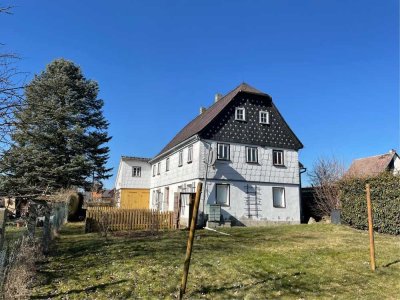 Einfamilienhaus in Ortsrandlage von Berthelsdorf