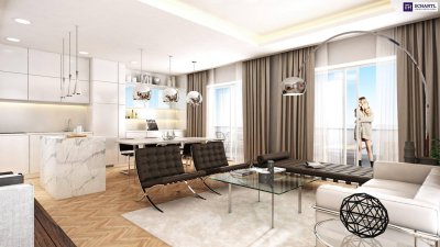 Ein Penthouse zum Träumen und Genießen mit 5 Zimmer und großer Außenfläche - in einem der schönsten Wohnbezirke von Graz - FERTIGSTELLUNG JUNI 2027 - PROVISIONSFREI