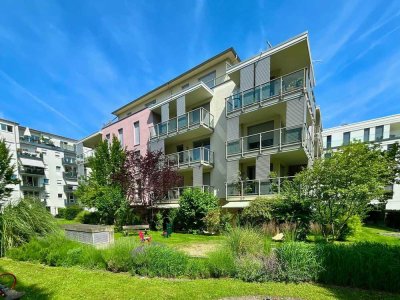Exklusive, seniorengerechte 3-Zimmer-Wohnung am Rheinufer + TG-Stellplatz
