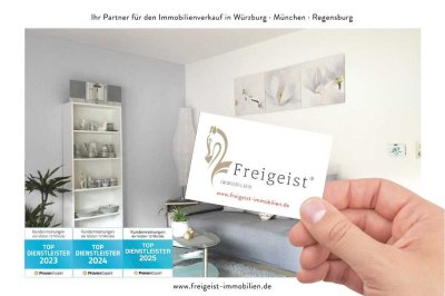 Für Kapitalanleger: Würzburg/Frauenland: Helle Ein-Zimmer Wohnung mit Balkon und Garage