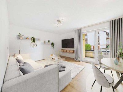 Modernisierte 3-Zi.-Wohnung mit Einbauküche & Stellplatz in Top saniertem Haus!