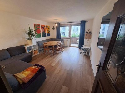 3-Zimmer-Hochparterre-Wohnung mit Südwestbalkon