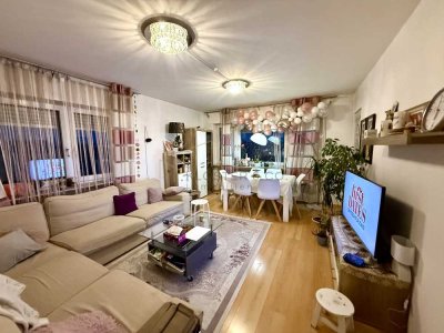 Helle 3-Zimmer-Wohnung mit Aufzug, Balkon & moderner Einbauküche