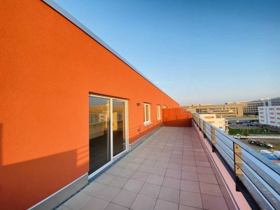 Penthouse mit sonniger, großer Dachterrasse!