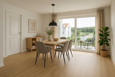 Erstbezug nach Sanierung: ansprechende 3-Zimmer-Wohnung mit neuer Küche & Süd-Terrasse in Böblingen