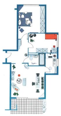 Tolle 3-Raum Wohnung im DG mit Aufzug