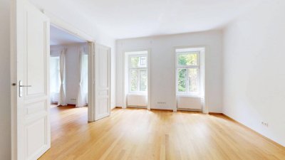 Hinreißende Altbau-Wohnung nahe Donaukanal | 2 Zimmer - 66m²  | saniert