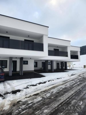 Exklusives, modernes Reiheneckhaus teilmöbliert mit traumhaften Donaublick!