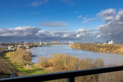 Attraktive Penthousewohnung mit Rheinblick