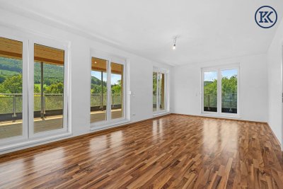 Zuhause im Grünen – Lichtdurchflutete Wohnung mit Dachterrasse &amp; Gartenoase