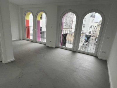 Stylisches Apartment mit Sichtestrich, Einbauküche, perfekt für junge Menschen