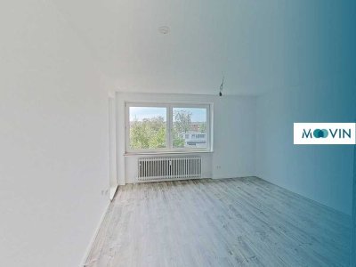 Frisch renovierte 3-Zimmer-Wohnung mit BALKON und TAGESLICHTBAD