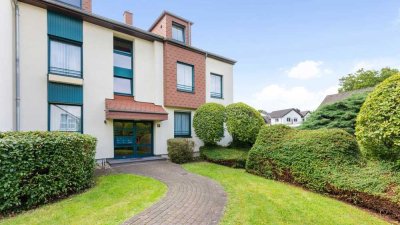 Freundliche 2-Zimmer Wohnung mit Balkon,Einbauküche und TG-Platz in ruhiger Lage von Ratingen-Ost