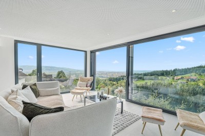 Stilvolles Eckreihenhaus mit Pool und traumhaftem Blick auf den Bodensee!