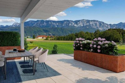 Herrliches Wohnklima ! Grünlandgrenze -Penthouse Panoramablick Attersee