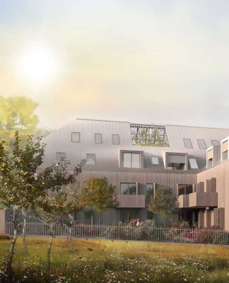Moderner Wohnkomfort: smarte 3-Zimmer-Wohnung mit Terrasse und Garten