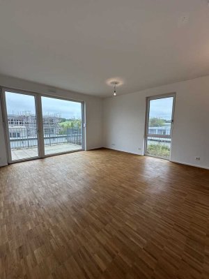 Unterbach: Attraktive 4-Zimmer Wohnung mit großer Terrasse