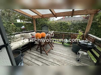 Tauschwohnung: Helle Terrassenwohnung am Stadtpark