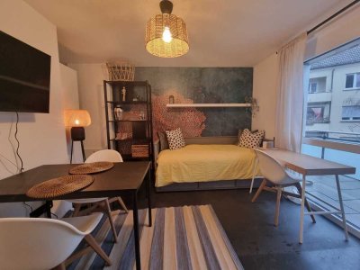 Möbliertes Apartment mit Balkon in zentraler Lage