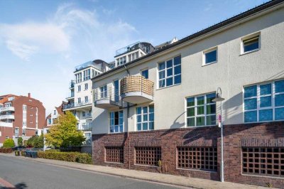 Moderne 1 Zimmer Erdgeschosswohnung mit Weserblick!