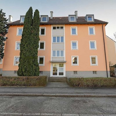 Für Kapitalanleger! Vermietete 1,5 Zi.-Souterrainwohnung inkl. Keller in Milbertshofen - Am Hart.