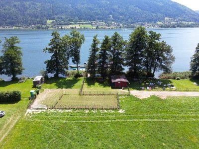 Sonnige Gartenwohnung mit privatem Seezugang