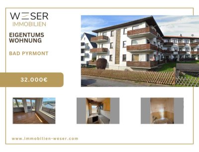 Günstige Kapitalanlage: 1-Zimmer-Dachgeschosswohnung in zentraler Lage