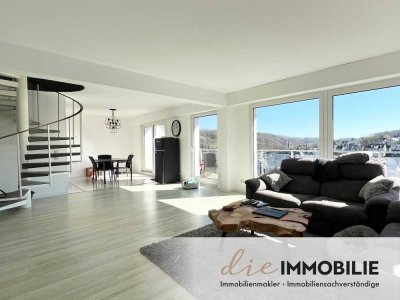 Penthouse-Maisonettewohnung mit Weitblick–stilvolles Wohnen über den Dächern von Velbert-Langenberg!