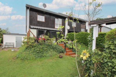 Gestalten – Wohlfühlen – Leben: Reihenendhaus mit schönem Garten in ruhiger Lage von Weyhausen