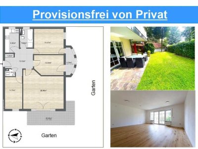 Familientraum: 4-Zi.-Wohnung, 160m² Privatgarten zur Alleinnutzung, Echtholzboden, Einbauküche, uvm.