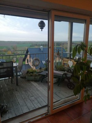 Außergewöhnliche, großzügige und ruhige Zweizimmerwohnung mit Rheinhessenblick