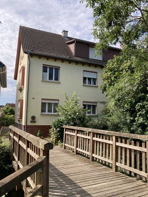 3 Wohnungen in einem Doppelhaus mit Nebengebäude zentrale Lage in Schriesheim
