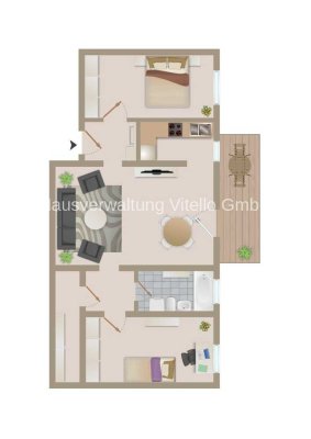 3-Zimmer-Wohnung mit Balkon im Herzen von Sulzbach