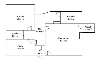 2- Zimmerwohnung in Neustadt Eilvese