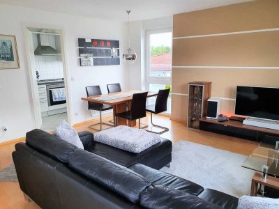 Ein Traum ! Helle, sehr ruhig gelegene 3 Zimmerwohnung mit EBK und TG Platz in Schwieberdingen !