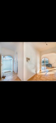 Top ausgestattete, sehr luftig geschnittene 2 Zimmer Wohnung in wunderschöner und ruhiger Lage!
