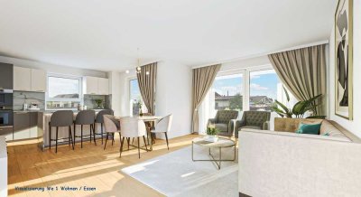 Jetzt Baubeginn - 3-Zi.-. + 162m² Privatgarten + Tageslichtbad + Gäste-WC, U6