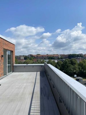 Wohnen im Neubau mit großzügiger Dachterrasse