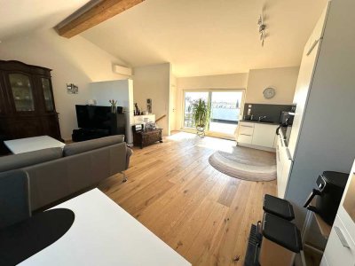 Außergewöhnliche Maisonette-Wohnung mit Dachterrasse in optimaler Lage Ilvesheims