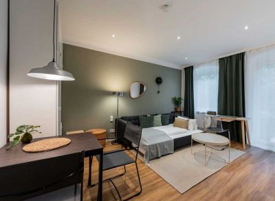 Urbaner Komfort trifft historischen Charme – möbliertes 1-Zimmer-Apartment in Alt-Tegel