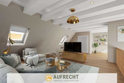 A U F R E C H T °AUF ZWEI ETAGEN ANKOMMEN° helle 4,5 Zimmer Wohnung  mit Süd-Balkon –  an der S2