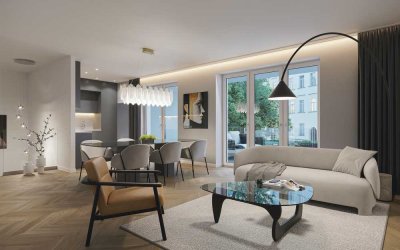 AUßERGEWÖHNLICH SCHÖNES DACHGESCHOSS - mit 20qm DACHTERRASSE ZUM RUHIGEN INNENHOF