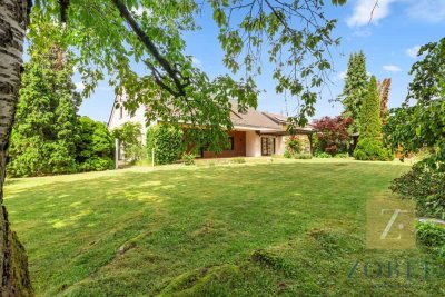 GROßZÜGIG. REPRÄSENTATIV. WELLNESS. Imposantes Anwesen auf 1.413m² Sonnengrundstück!