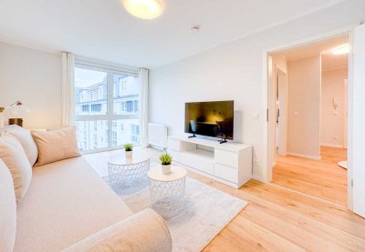 Neu sanierte 3-RW * hochwertig möbliert * Bad mit Du + WMA * EBK * Balkon * SP * zentral * grün *TOP